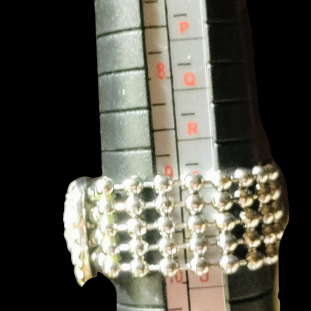 Stretch rhinestone ring - Picture 4 of 5